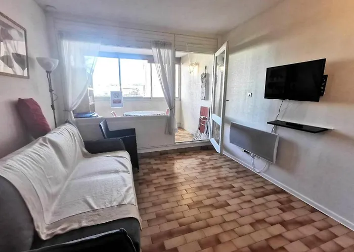 5031 Cap D'agde, T2 - Pkg - Piscine - Secteur Avant Port דירה *